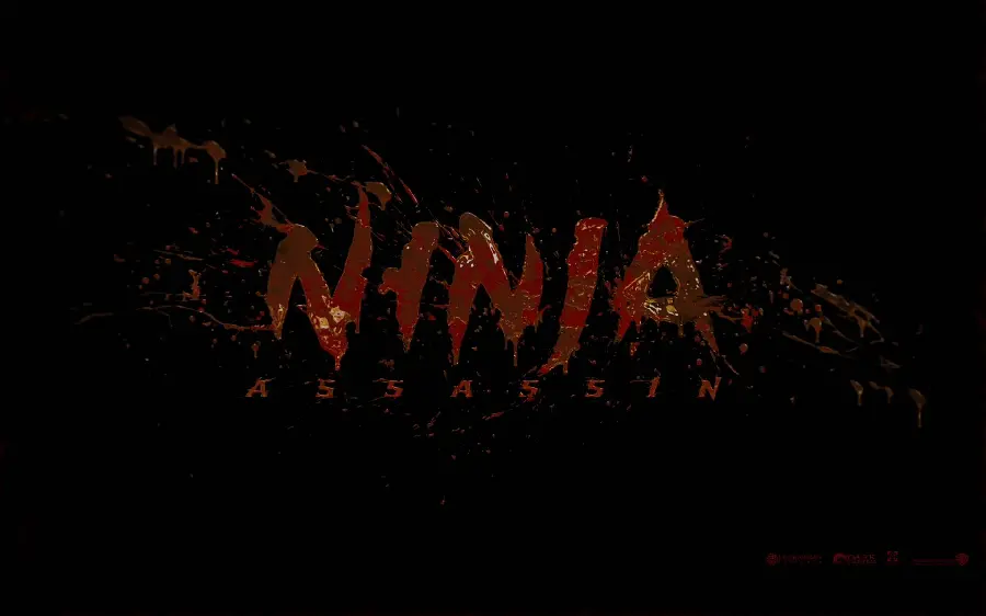 دانلود عکس زمینه مشکی نینجا NINJA نوشته شده با خون