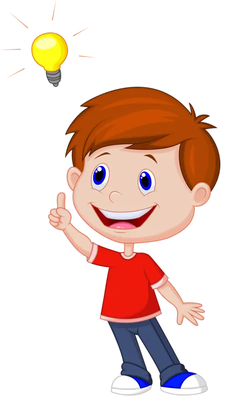 تصویر PNG پسر بچه متعجب با لباس قرمز برای طراحی گرافیکی