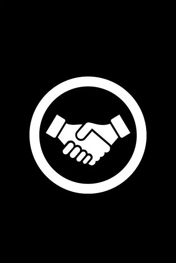 کاور هایلایت رضایت مشتری پلتفرم اینستاگرام با لوگو سیاه و سفید