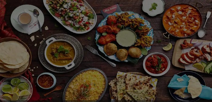 عکس تاریک و آماده نوشتن از انواع غذای ایرانی و سنتی رستورانی