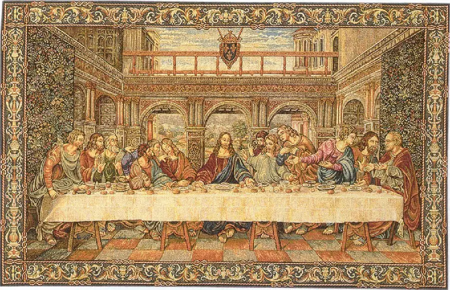 شام آخر و فن ژرفا نمایی پرسپکتیو به منظور جلب توجه بیننده به چهره مسیح در این نقاشی