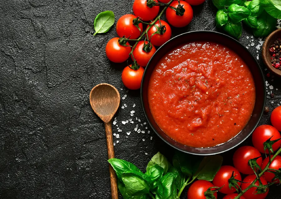 دانلود تصویر خارق‌العاده از سس گوجه فرنگی گرافیکی 