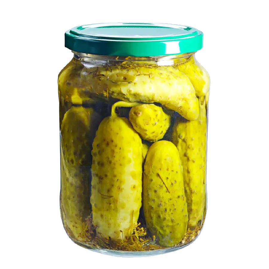 تصویر خیارشور png با فضای داخلی نرم و آبکی خوشمزه