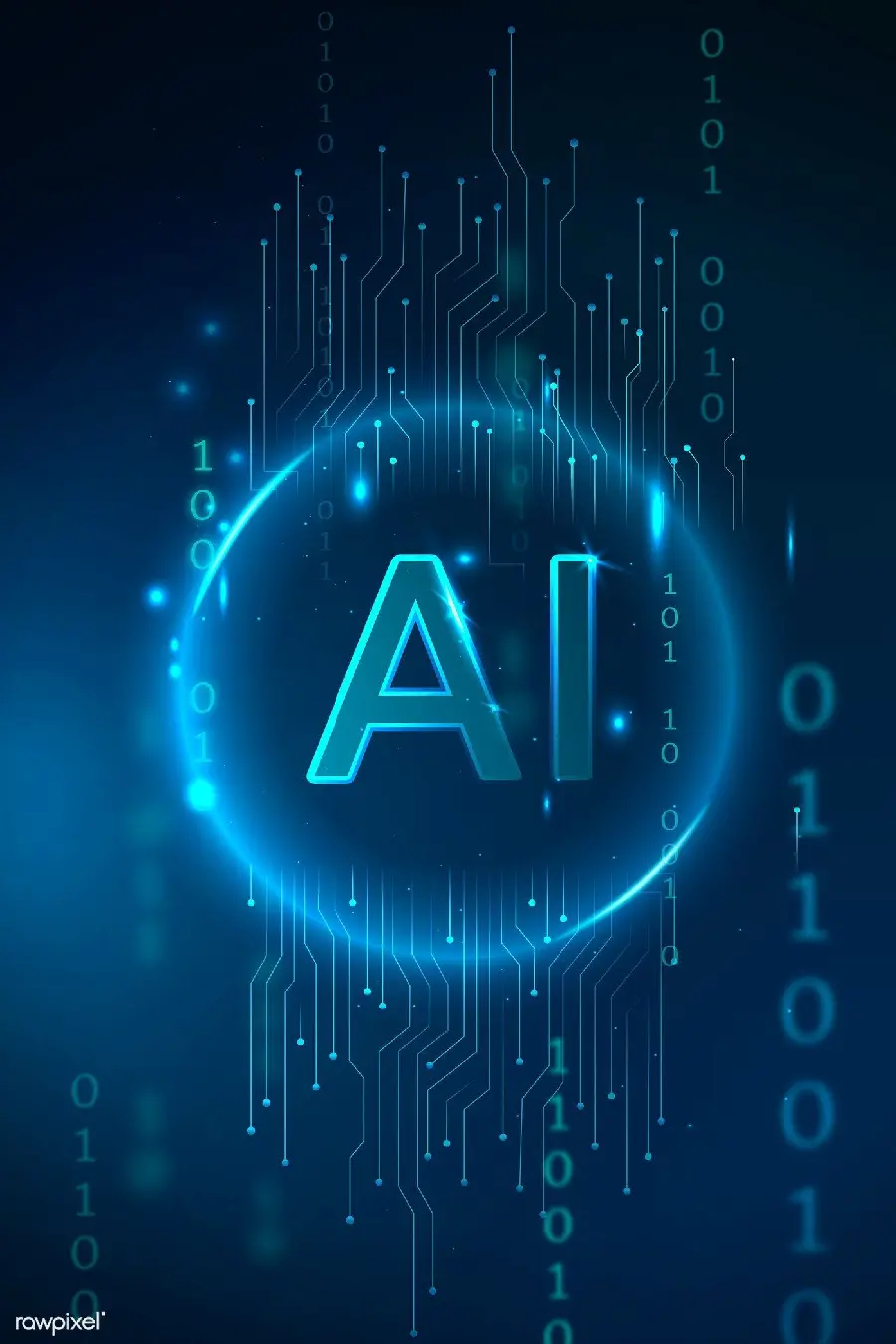 شیک ترین والپیپر لوگوی AI تکنولوژی هوش مصنوعی با کیفیت Hd