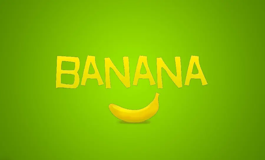 عکس زمینه فانتزی موز Banana 4k برای پروفایل 