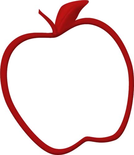 عکس سیب قرمز توخالی زیبا برای انواع کارهای گرافیکی