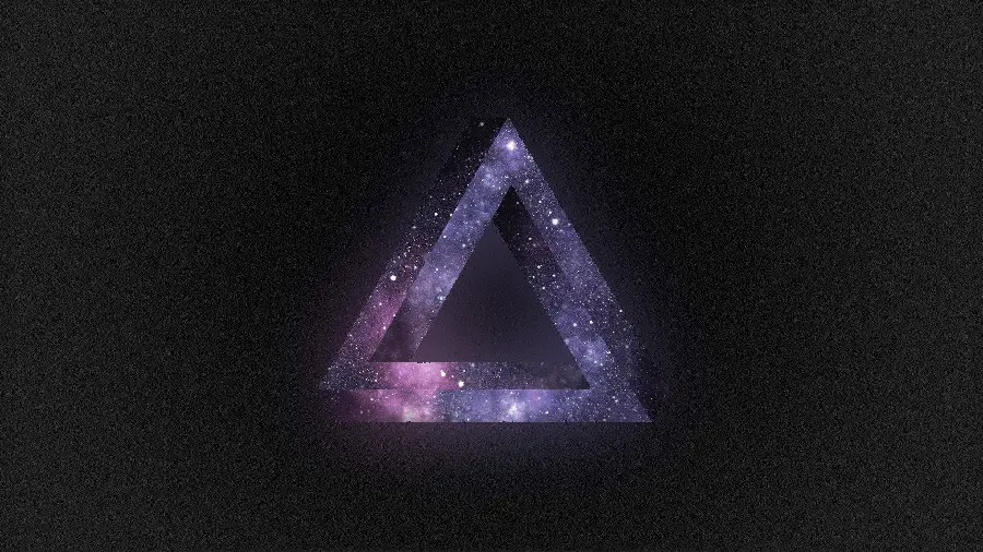 تصویر مثلث پنروز ساخته شده توسط راجر پنروز ریاضیدان