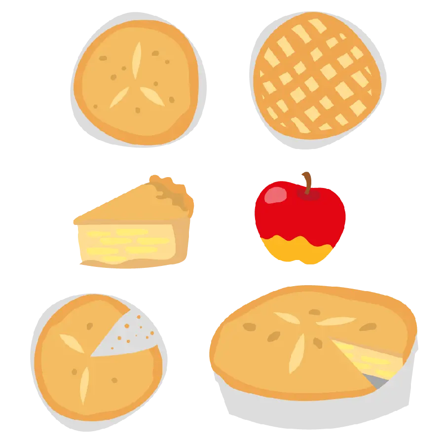 تصویر دوربری کیک و شیرینی خوشمزه پای سیب 2023