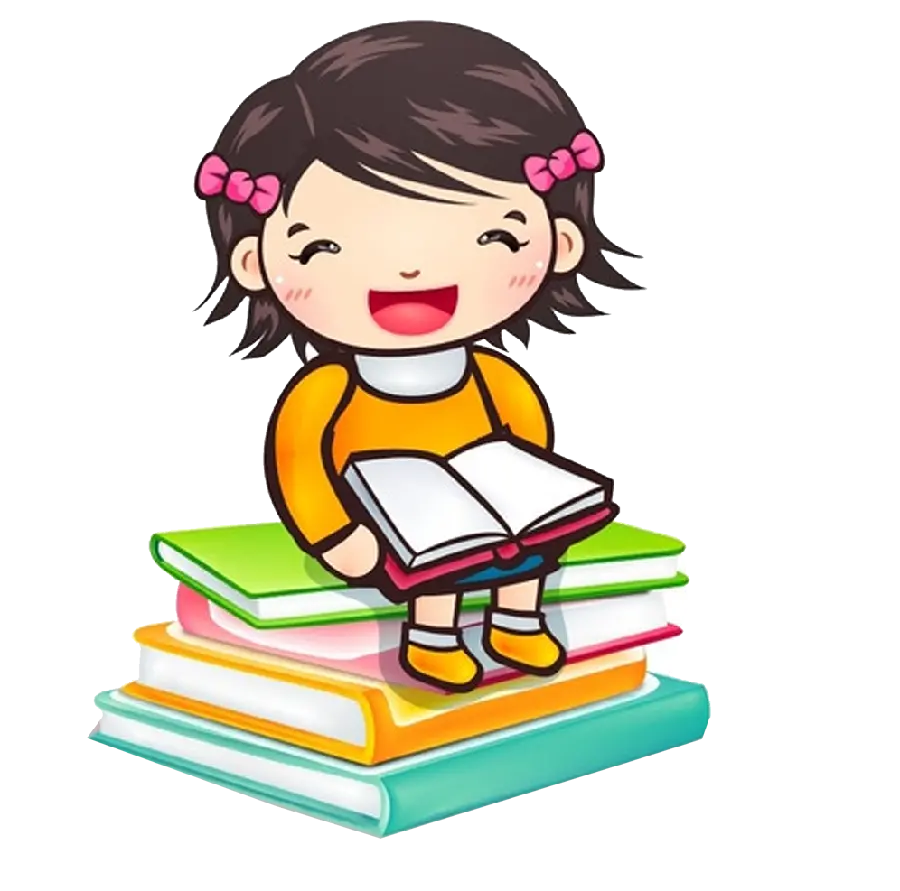 بک گراند فانتزی دختر بچه خندان با لپ های صورتی با فرمت PNG