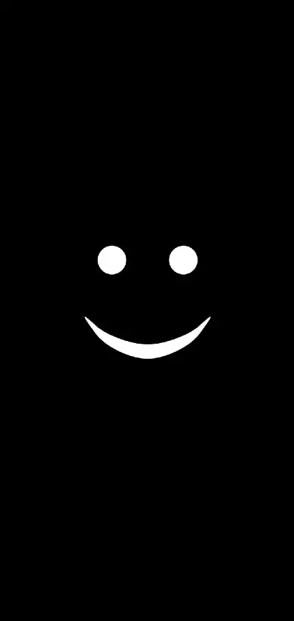 تصویر زمینه مشکی Black سامسونگ با لبخند ساده و دلنشین