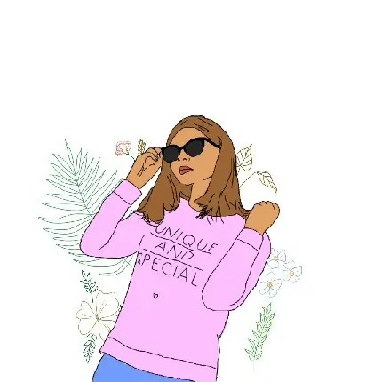 عکس دختر بدون چهره خفن