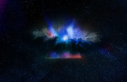 پس زمینه خوشگل مثلث در فضای ابری کهکشانی برای ویندوز 12
