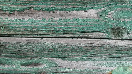 تصویر استوک بافت چوب قدیمی با لایه سطحی فیروزه ای رنگ
