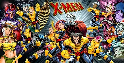 دانلود عکس زمینه از شخصیت های انیمیشن  x men با کیفیت بالا 