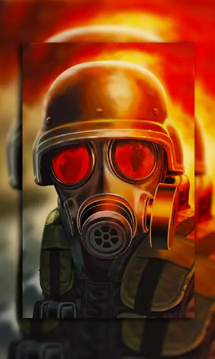 دانلود بهترین والپیپر ماسک شیمیایی روی صورت نیروهای نظامی