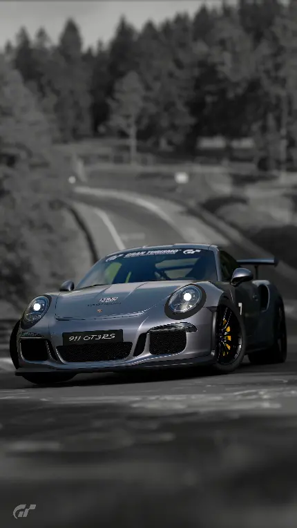 بک گراند ماشین اسپرت Porsche برای علاقه مندان به سرعت و هیجان