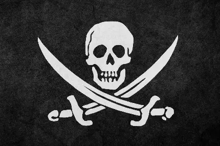 ساده ترین نماد پرچم دزدان دریایی مناسب ادیت در اینشات و فتوشاپ
