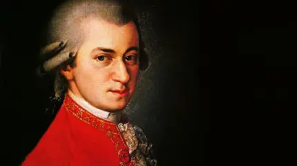 تصویر فول اچ دی full HD موتسارت آهنگساز معروف اتریشی 