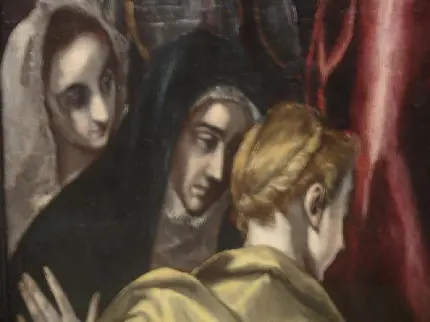 نقاشی مریم مقدس اثر ال گرکو نقاش و مجسمه ساز اسپانیایی 