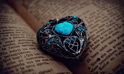 عکس فوق العاده قشنگ از انگشتر زیبا با سنگ فیروزه 