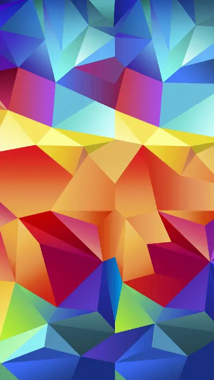 خفن ترین تکسچر انتزاعی مثلث ها با طیف وسیع رنگ های شاد 