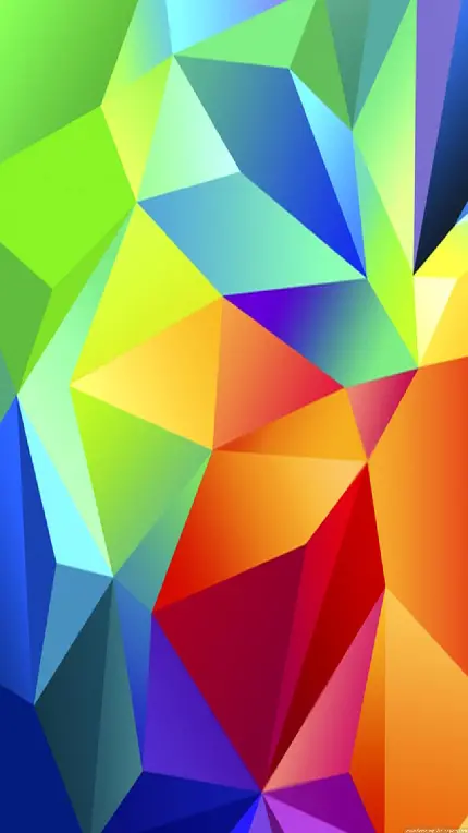 تکسچر مثلث های انتزاعی رنگارنگ چشم نواز با کیفیت فوق العاده