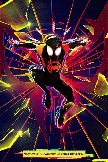 جذاب ترین عکس مرد عنکبوتی در کارتون اسپایدرمن ۲ across the spider verse 