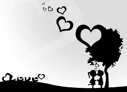 تصویر استوک سیاه و سفید عاشقانه ویژه عکس زمینه کامپیوتر