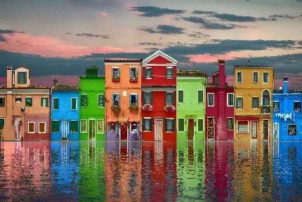 تصویر ساختمان های رنگارنگ و بسیار زیبا در شهرهای اروپا 