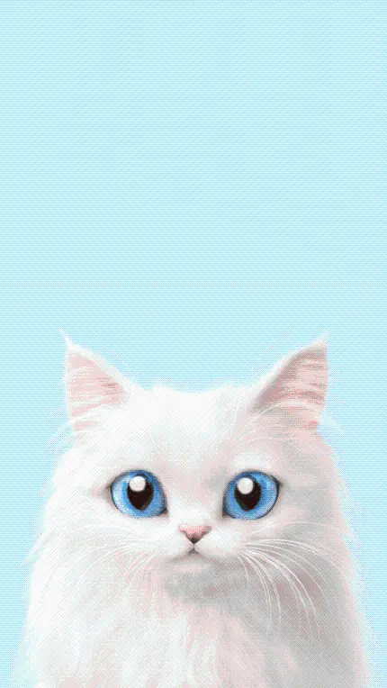 خاص ترین تصویر استوک فانتزی گربه با چشم های آبی ملوس