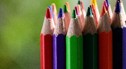 عکس جالب و دیدنی از مداد رنگی های خوش رنگ و زیبا با کیفیت عالی 