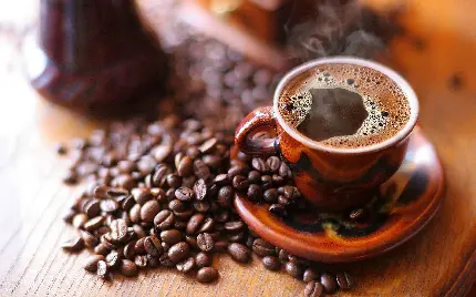 دانلود تصویر زمینه فنجان سنتی قهوه مخصوص محیط ویندوز 12