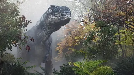 عکس پروفایل خفن و علمی پسرانه با طرح دایناسور بزرگ خطرناک 