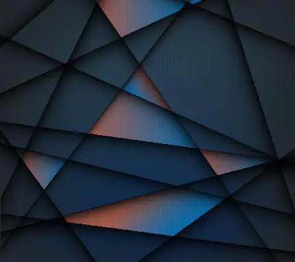 عکس زمینه انتزاعی سه بعدی در طرح اشکال چند ضلعی 