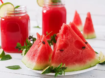 عکس هندوانه و آب این میوه پرطرفدار در ظرف های دوستداشتنی
