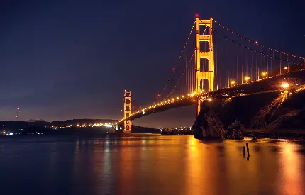 پردانلودترین تصویر پل گلدن گیت سانفرانسیسکو ایالت کالیفرنیا 