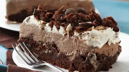 پس زمینه ناز کیک بستنی شکلاتی شگفت انگیز باکیفیت فوق العاده