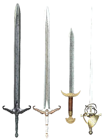 تصویر زیباترین شمشیر های جهان به صورت دوربری شده و رایگان