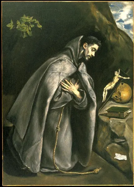 دانلود تابلو نقاشی ال گرکو هنرمند مشهور از جوهره 