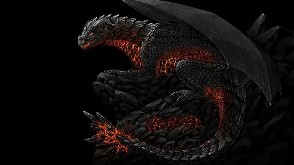  تصویر زیبا از اژدها با بدن آتشی و خطرناک با کیفیت اچ دی 