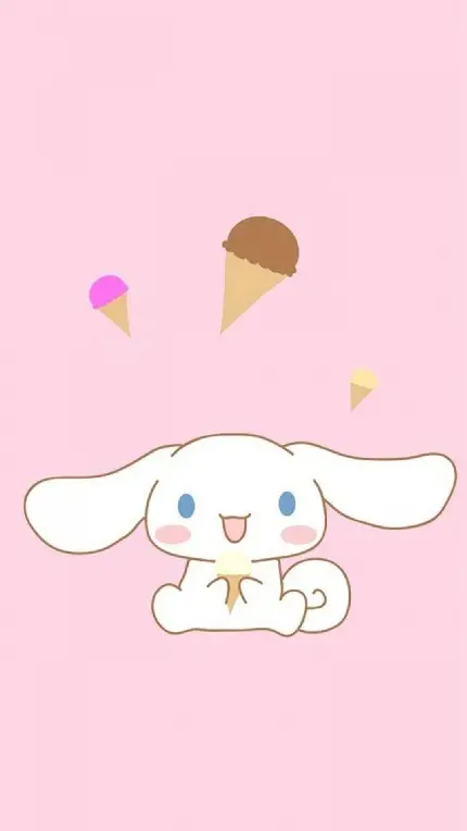 عکس کارتونی خرگوش بامزه سفید rabbit cute white با رنگ صورتی