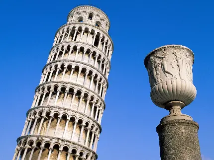 پربازدید ترین تصویر برج کج پیزا در ایتالیا یا tower of pisa Italy
