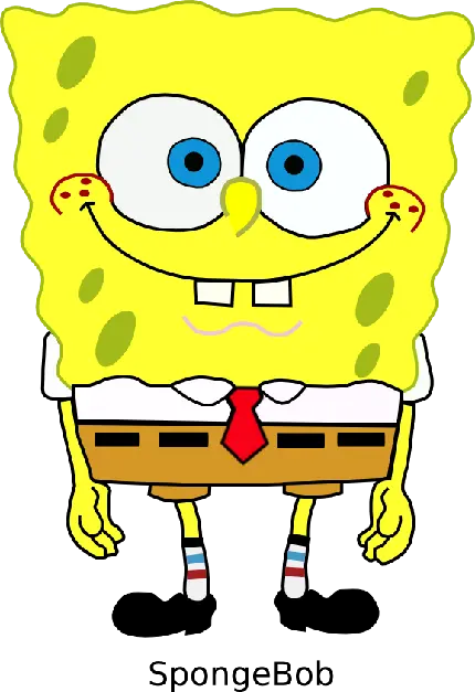 تصویر png از انیمیشن باب اسفنجی یا SpongeBob با کیفیت اصلی