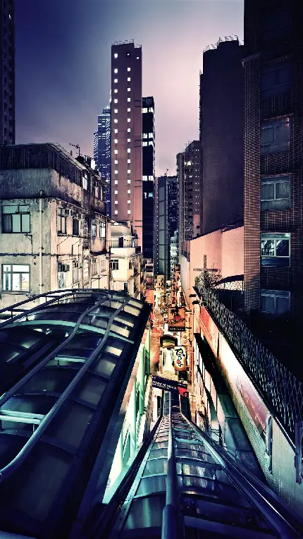 والپیپر دلپسند ساختمان های بلند هنگ کنگ ویژه زمینه اندروید