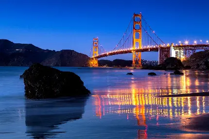 دانلود پس زمینه پل گلدن گیت Golden Gate سانفرانسیسکو 