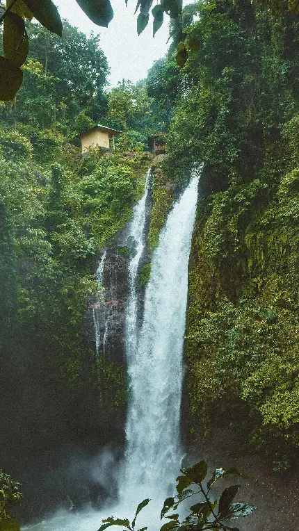 والپیپر آبشار مرتفع رودخانه با بهترین کیفیت ویژه آیفون