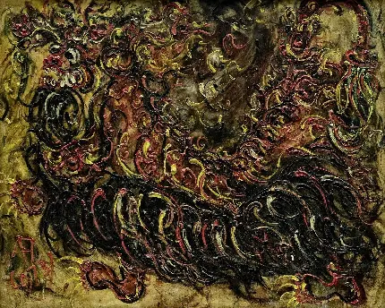 تصویر نقاشی انتزاعی اکسپرسیونیسم abstract expressionism 