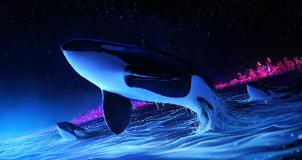 عکس زمینه از نهنگ های قاتل اورکا برای دسکتاپ های خفن
