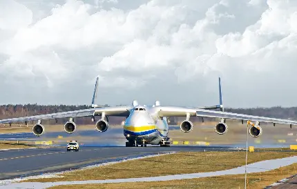 عکس هواپیمای باری اوکراینی با بدنه بسیار بزرگ تنومند