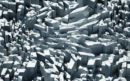 چاپ پوستر تصویر بک گراند به شکل ساختمانی و آپارتمانی به رنگ سفید 